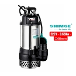 Bơm chìm inox đẩy cao 13m Shinge WVSD 55A2F ( 220V ~ 0.55Kw )