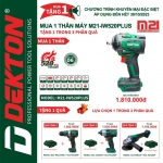 Máy Siết Bulong Pin 520Nm DEKTON M21-IW520PLUS