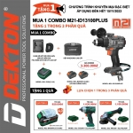 Combo Máy Khoan Pin 21V Dekton M21-ID13100Plus