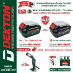 Pin Dekton M21-B4015TP ( Khuyến Mãi )