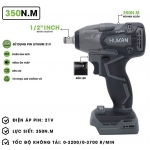 Thân Máy Siết Bulong Dùng Pin Hukan HM21-G1IW-X2 ( Chưa Pin & Sạc )
