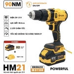 Combo Máy Khoan Pin 13mm Hukan HK-Z1100 ( on/off Antikick Back )