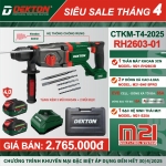 Combo máy khoan Pin 21V Dekton M21-RH2603B Brushless