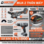 Combo Máy mài Pin 21V tốc cao Dekton M21-AG100PLUS