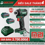 Combo Máy chuyên vít búa Pin 21V Dekton M21-CV250PRO