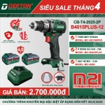 Combo Máy Khoan Pin 21V Dekton M21-KB1385PRO + PIN VÀ SẠC