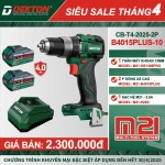Combo Máy Khoan Pin Dekton tốc cao M21-KB1368PRO