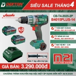 Combo Máy khoan Pin 21V Dekton M21-ID13120Plus +pin và sạc