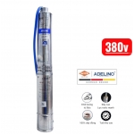 Bơm hỏa tiễn cột áp 105m Adelino 4SA12/20-4P ( 3 pha 380V 5.5Hp )