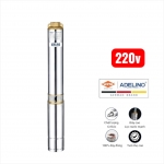 Bơm hỏa tiễn cột áp 46m Adelino 4SAm4/8-0.55P ( 1 pha 220V 3/4Hp )