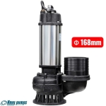 Bơm chìm công nghiệp 3kW Navy QDX100-8-3/220V ( ống xả cực đại 168mm )