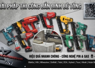 Tổng hợp máy bắn đinh dùng Pin , Gas & Pin , dùng khí nén , dùng đạn nổ ....