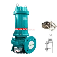 Bơm chìm cắt rác Shimge 65WQ2.2QG ( 380V ~ 3.0Hp )