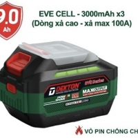 Pin Đekton M21-B9A3P 15Cell 9.0Ah ( Cell EVE 3000mAh x 3 hàng )
