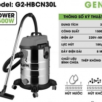 Máy Hút Bụi Công Nghiệp Hukan G2-HBCN30L ( Hút Khô & Nước )