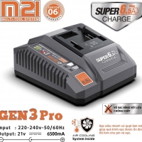 Sac nhanh Super 6.5Ah Dekton M21-S65PRO có quạt