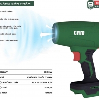 Máy thổi phản lực Pin 21V Greekman GRM778