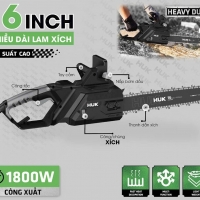 Máy cưa xích điện 16 inch Hukan G3-CS1800 Gen3