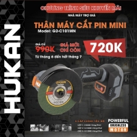 Máy cắt đa năng Pin 21V Hukan G2-C101MN Brushless