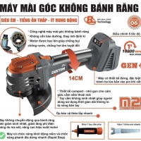 Máy mài không bánh răng Pin 21V Dekton M21-AG1020GLT ( chưa Pin và Sạc )