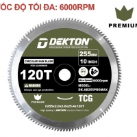 Lưỡi cắt nhôm 255mm Dekton DK-AB255PROMAX Premium