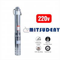 Bơm hỏa tiễn cột áp 47m Mitsudeny 3SDM4/12 ( 1 pha 220V 3/4Hp )