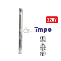 Bơm hỏa tiễn cột áp 50m IMPO 4SDM6/8-0.75 ( 1 pha 220V 1.0Hp )