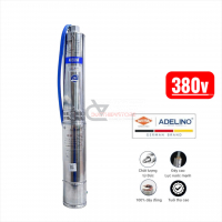 Bơm hỏa tiễn cột áp 108m Adelino 4SA4/18-1.5P ( 3 pha 380V 2.0Hp )