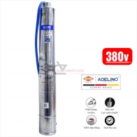 Bơm hỏa tiễn cột áp 191m Adelino 4SA8/38-5,5P ( 3 pha 380V 7.5Hp )