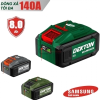 Pin 8A Dekton M21-B8140PRO Gen4 ( 10cell samsung xả cao 140A )