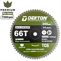 Lưỡi cắt sắt hợp kim 355mm Dekton DK-SB355PRO ( 355*66T*25.4*2.3mm )