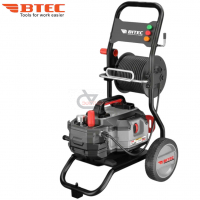 Máy xịt rửa cao áp 3.6Kw Btec BT3812 xe đẩy rulo