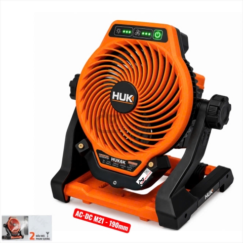 Quạt phun sương dùng pin Hukan G3-LMF190MM ( chưa pin & sạc )