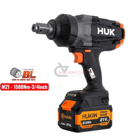 Máy bắn bulong 1500Nm pin Hukan G3-IW1534 ( chưa pin & sạc )