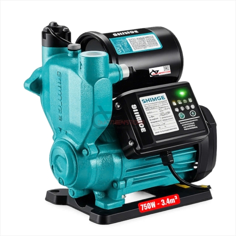 Bơm tăng áp điện tử 0.75Kw Shimge PW750F