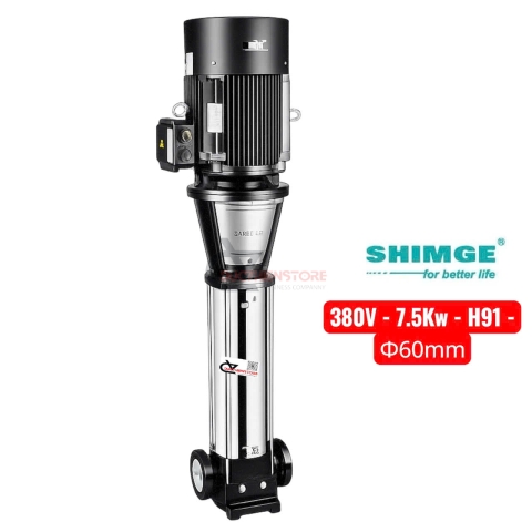 Bơm nước trục đứng Shimge ​​BLT 20-7 ( 380V - 7.5Kw )
