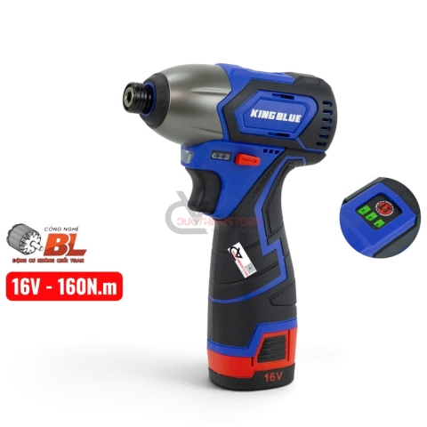 Máy bắn vít pin 16V Kingblue KB16VB2 ( chưa pin & sạc )