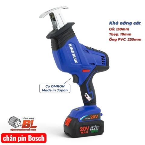 Máy cưa kiếm pin 20V Kingblue KB20CK1 ( chưa pin & sạc )