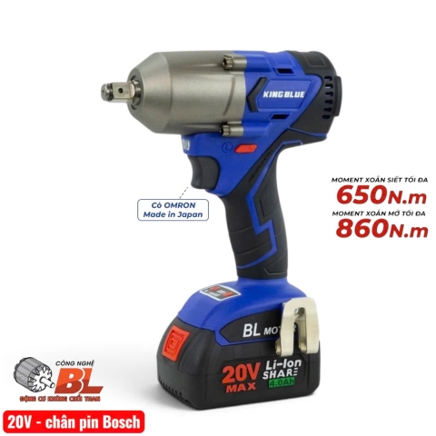 Bulong pin 650Nm Kingblue KB20SE1 ( chưa pin & sạc )