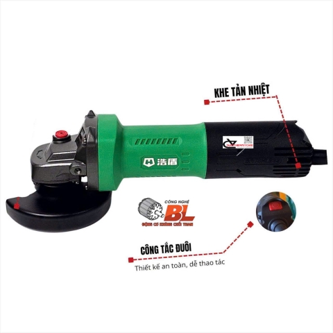Máy mài góc 1450W Haodun HD6-100 AC Brushless
