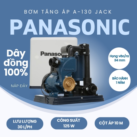 Bơm tăng áp 125W Panasonic A-130JACK