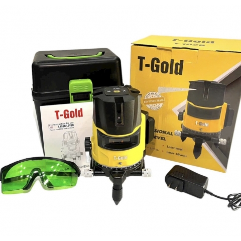 Máy Cân Bằng Laser T-Gold T-102B ( 5 Tia Xanh )