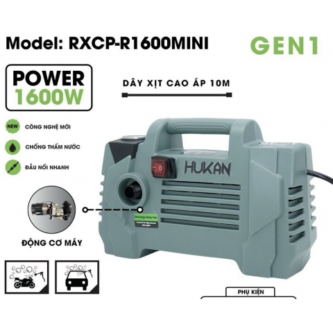 Máy Rửa Xe Hukan HKRXCP-R1600MINI