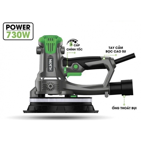 Máy chà tường 180mm Hukan G2-DS5910 chỉnh tốc