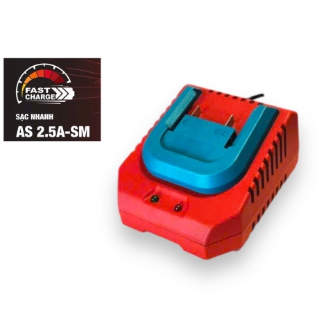 Sạc nhanh 2.5Ah Amaxtools AS2.5A-SM