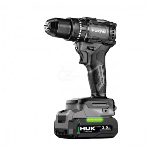 Máy khoan Pin 60Nm Hukan G2-Z1300 Brushless - Tạo xung / Turbo 3 cấp / Auto Drill
