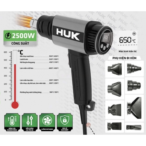 Máy khò nhiệt 2500W Hukan G3-KN2500C Gen 3 ( 650 độ C )