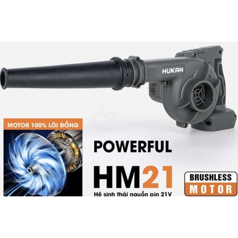 Máy thổi bụi dùng Pin 21V Hukan G1-E200C Brushless