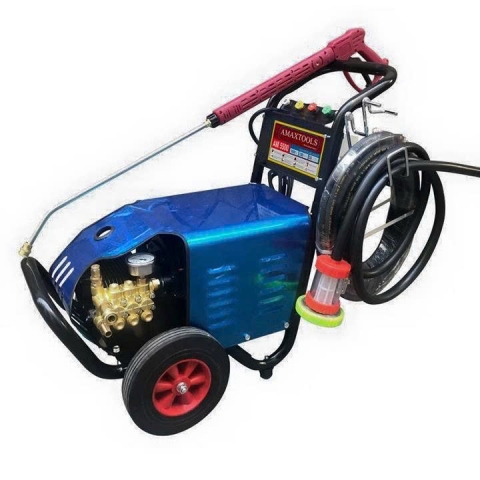 Máy xịt rửa công nghiệp 5.5kW Amaxtools AMG5500 xe đẩy