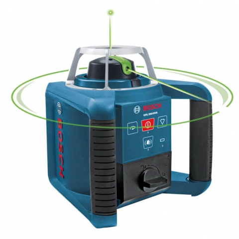 Máy định vị laser xoay 300m Bosch GRL 300 HVG Set Professional
